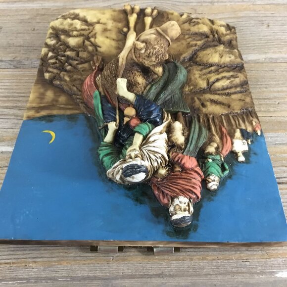 Vintage 3D Middle Eastern Camel Wall Plaque - Picture 8 of 9